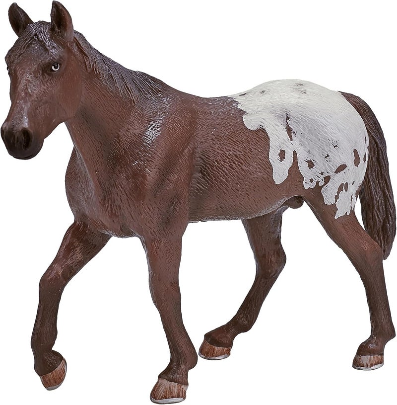 MOJO Appaloosa Stallion Chestnut Horse Farm Animal Model Toy Figure - Image 3